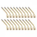 Valve Stem 20pcs Long Life Wide Compatibility Lightweight Rv Tire Extender Copper V3-20-4