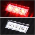 Auto Dynasty Compatible With Dodge Ram Pickup 3rd Gen Pair Of 3d Red Led Bar Black Housing Clear Lens Brake Tail Lights