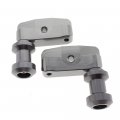8mm Motorcycle Swingarm Spool Adapters Mounts Compatible With Cbr250r Cbr300r Cbr500r Gt250r Cnc Gray