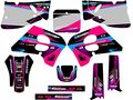 1993-1995 Rm 250 Surge Pink Senge Graphics Complete Kit For Suzuki 