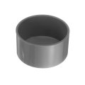 Pvc Pipe End Cap Fitting 110mm 4 33 Id Furniture Grade Plug Adapter Socket Fittings For Sewer Drain Connections Diy Garden 