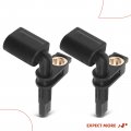 A-premium Abs Wheel Speed Sensor Compatible With Volkswagen Audi Models Touareg 2011-2017 Q7 2012-2014 2-pc Set Replace