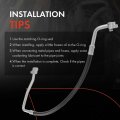 A-premium A C Discharge Line Hose Assembly Compatible With Audi Q5 2013-2017 2 0l Flex Compressor To Condenser