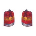 Tail Light Assembly Pair For Ford Escape 2001 2002 2003 2004 2005 2006 2007 Driver And Passenger Side Capa Certified Fo2818102 