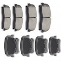 Aintier Automotive Replacement Brake Pads Front Rear Fit For Dodge Charger 2006-2013 For Magnum 2005-2008