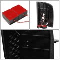 Driver And Passenger Side Black Housing Smoke Lens Full 20-led Tail Lights Bundle With High Mount Center Stop Third Brake Lamp