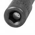 Uxcell Hex Shank 5 5mm Metal Magnetic Socket Nut Driver Gray 65mm Length