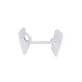 Campn T-style 3 1 2 Door Latch-holder-catch With Screws For Rv Trailer Camper Motor Home Cargo Replacement White 2-sets 