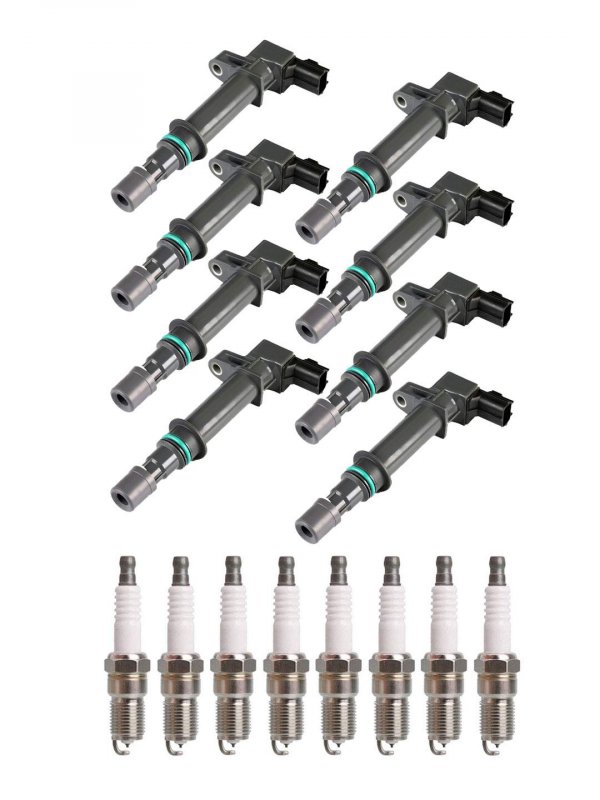 Uf270 Ignition Coil Packs And 4503 Spark Plugs Set Of 8 For Dodge Durango Ram 1500 Dakota Jeep Grand Cherokee 4 7l V8 2000 To