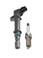 Ena Set Of 8 Ignition Coil Pack With Platinum Spark Plug For Chrysler Dodge Jeep Mitsubishi Aspen Dakota Durango Commander 