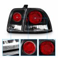 Amerilite Taillights Black For Honda Accord Passenger And Driver Side