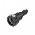 X Autohaux 2pcs Fuel Line Quick Connect Straight Push-on Single Barb Adapter Connector For 12mm To 1 2 Rubber Tubing