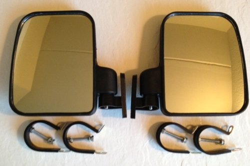 Side View Mirror Set Fits Arctic Cat Wildcat Or Prowler Utvs W Round Roll Bars
