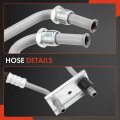 A-premium Automatic Transmission Oil Cooler Line Hose Assembly Compatible With Chevrolet Classic 2004-2005 Oldsmobile Alero
