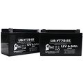 2-pack Replacement 2003 Kawasaki Klx400r Klx400sr 400cc Factory Activated Maintenance Free Motorcycle Battery 12v 6ah 