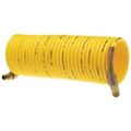 Amf425d Recoil Hose 1 4 In X 25 Ft Yellow Synthetic Rubber Air Tool For Industrial And Automotive Use 