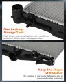 Ocpty Auto Parts Radiator Replacement For 2008-2014 Subaru Impreza 2 5l