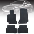 Floor Mats Carpet For Mercedes Benz Class W205 2014 2021 4 Piece Set Front And Rear Interior Black Velour Plastic Direct 