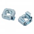 Uxcell 15pcs M10 65mn Steel Zinc Plated Cage Nut For Server Shelf Cabinet