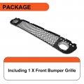 Ecotric Front Lower Bumper Grille Compatible With 1996-2003 Bmw E39 M5 Black Center Mesh Will Also All Aftermarket Style Mtech