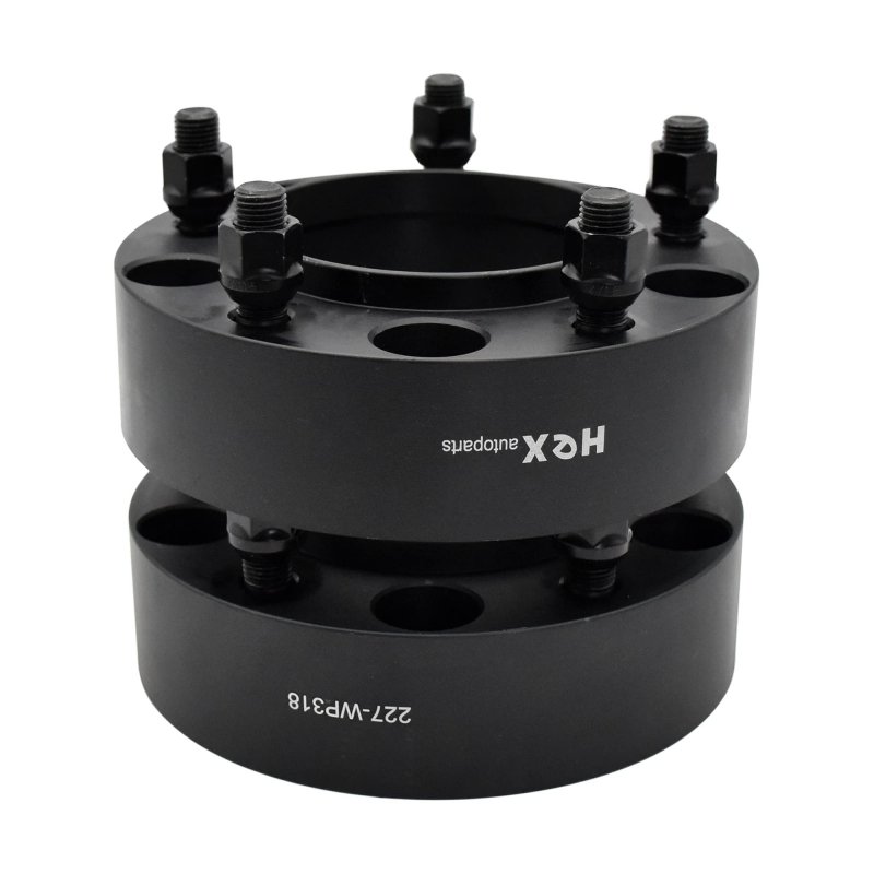 Hex 2 5x150 Black Hubcentric Wheel Spacers Adapters 2pcs 110mm Cb With 14x1 5 Studs For Toyota Tundra Sequoia Land Cruiser