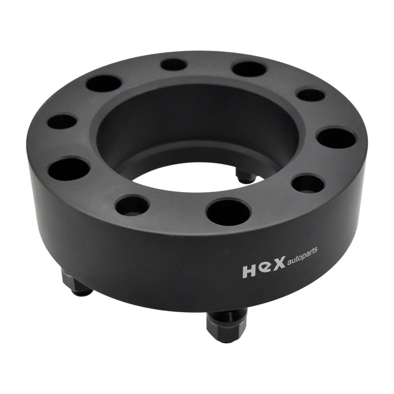 Hex 2 5x150 Black Hubcentric Wheel Spacers Adapters 2pcs 110mm Cb With 14x1 5 Studs For Toyota Tundra Sequoia Land Cruiser