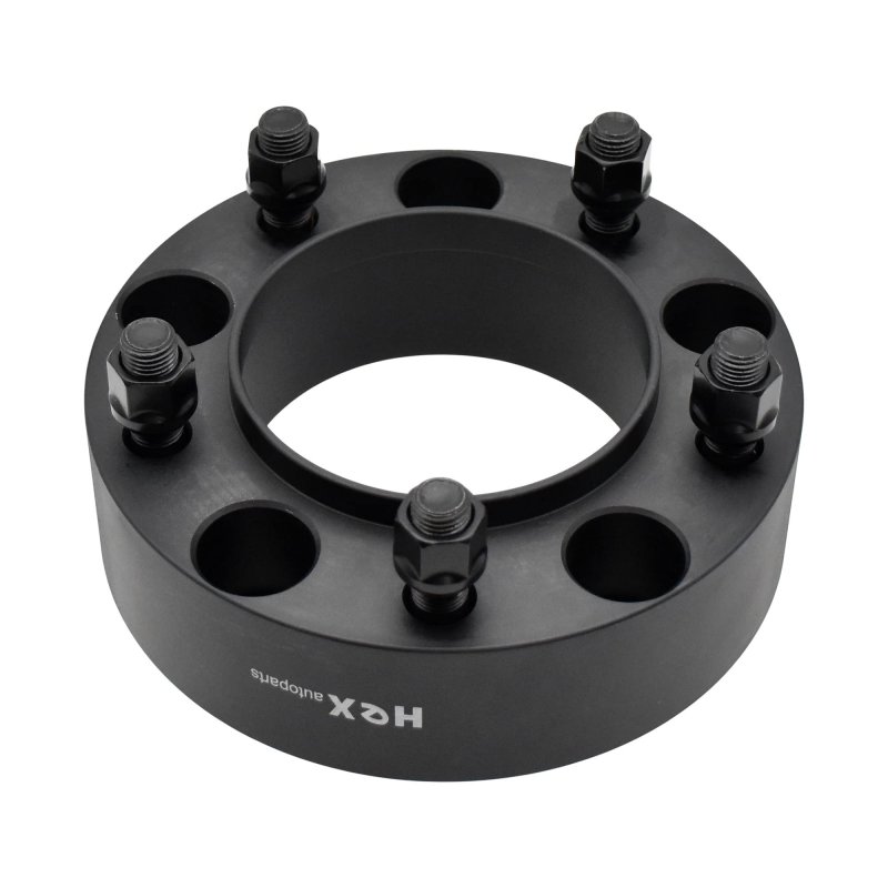Hex 2 5x150 Black Hubcentric Wheel Spacers Adapters 2pcs 110mm Cb With 14x1 5 Studs For Toyota Tundra Sequoia Land Cruiser