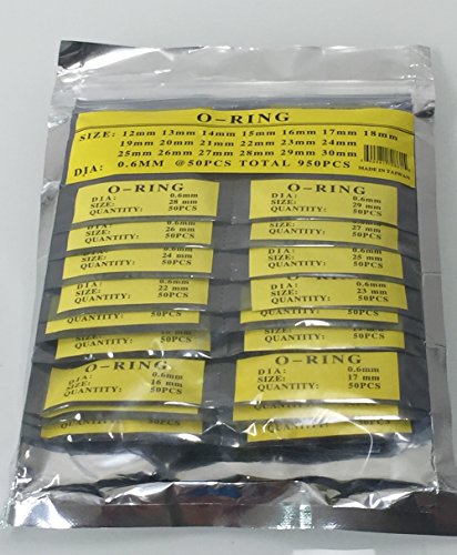 Otoolworld O Ring Watch Back Gasket Rubber Seal Washers Set Gaskets Kit Replacement O-rings For Backs 0 6mm