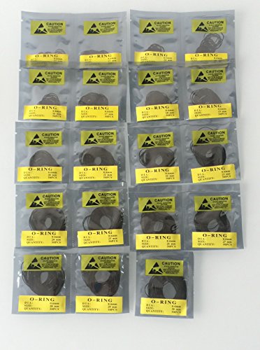 Otoolworld O Ring Watch Back Gasket Rubber Seal Washers Set Gaskets Kit Replacement O-rings For Backs 0 6mm
