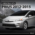 Front Grille For Toyota Prius 2012 2013 2014 2015 Fits Base Five Four Three Two One Persona Series And Plug In Black Upper