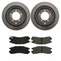 A-partrix Rear Disc Brake Pads And Rotors Kit Fits Mitsubishi 3000gt Stealth 1991 Diamante 1992 R820 