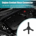 X Autohaux Engine Coolant Hose Connector For Audi A6 2021-2022 Volkswagen Beetle Jetta 2001-2021 No 1k0122157b 1k0122291c