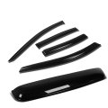Auto Dynasty For Chevy Malibu 4pcs Window Deflector Rain Guard 38 Inches Sun Roof Visor Dark Smoke 