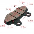Tdpro Parts Brake Pads For Dirt Bike Kawasaki Ex 250 Ninja Gpx R 2008-2012