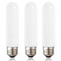 T10 Led Bulb Dimmable Frosted Tube Light Bulbs 8w 60 To 75 Watt Equivalent 2700k Warm White E26 Base For Desk Lamp And Bathroom 