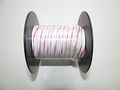 White Red Striped 18 Ga Awg Gxl Wire 100 Spool For Automotive Truck Motorcycle Rv General Purpose Copper 94 O D Abrasion 