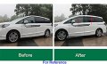 4pcs Car Window Deflector Rain Guards Chrome Trim For Lincoln Nautilus 2019 2020 2021 2022 2023 2024 Wind Deflectors