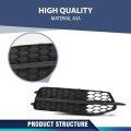 Front Right Fog Light Grille 1 Pc For Audi A6 C7 2011 2012 2013 2014 4g0807682d Black