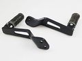 Motorcycle Black Rear Passenger Foot Peg Footpegs Footrest Bracket Set For Bolt Xvs 950 R Xvs950 Spec 2015-2016 
