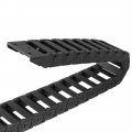 Uxcell Drag Chain Cable Carrier Open Type With End Connectors 10x30mm 1 Meter Plastic For Electrical Cnc Router Machines