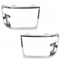 Kuafu Headlight Trim Bezel Compatible With 1992-1996 Ford Bronco F150 Truck 1992-1997 F250 F350 F450 Replacement For Fo2512130