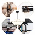 Uxcell 16pcs Round Knurled Thumb Screws M8 X 55mm Carbon Steel Zinc Plated Thread Thumbscrew Clamping Knob Screw For Quick