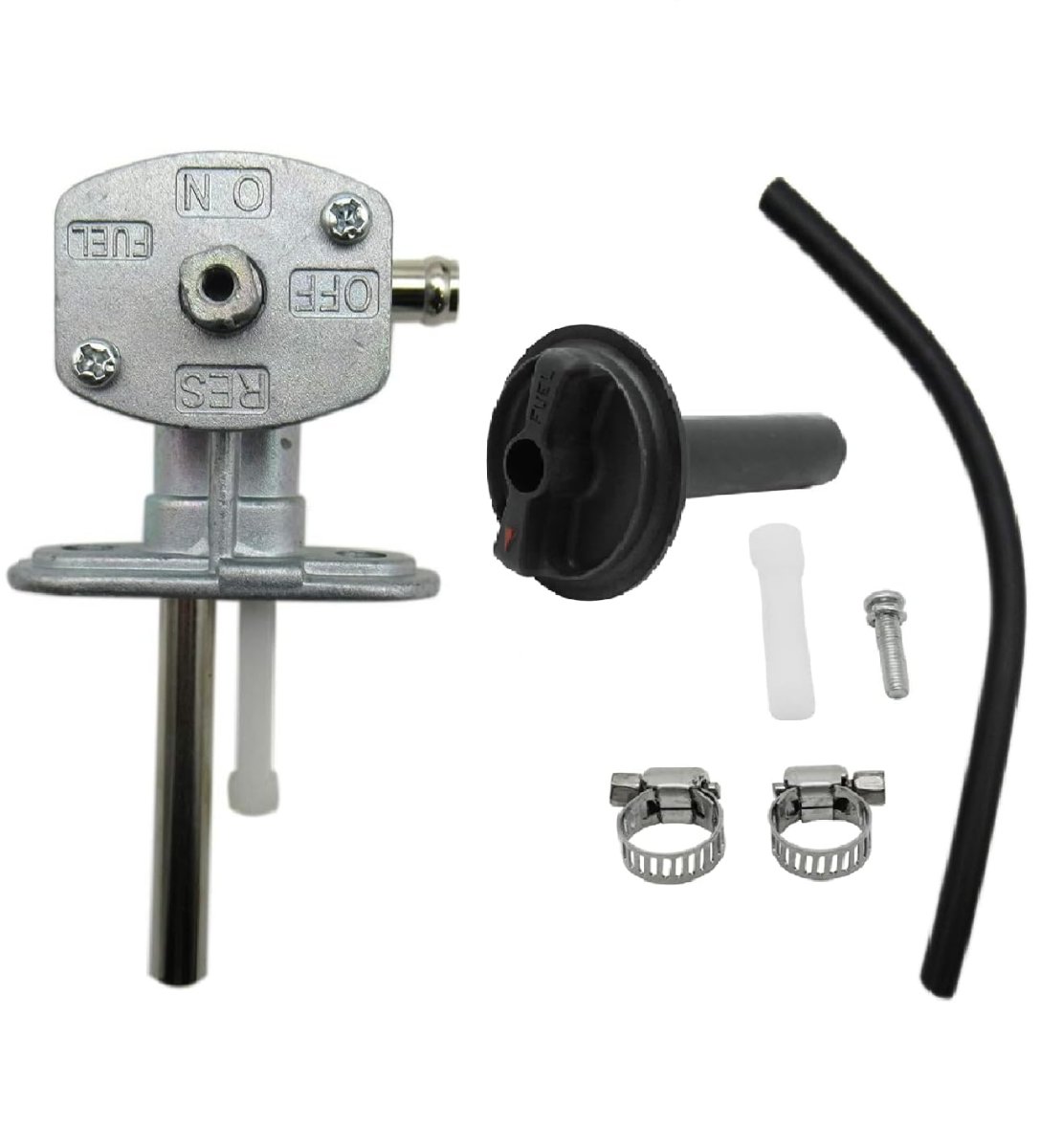 Premium Upgrade 5gh-24500-10-00 Fuel Valve Petcock Lever Screw For 2003 Kodiak 400 2wd Yfm400ar
