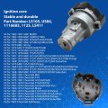 Jrsauto Ls105 Ignition Lock Cylinder Starter Switch In Dash With Keys For 1967-1972 Chevrolet C10 C20 C30 Suburban