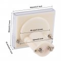 Uxcell Analog Current Panel Meter Dc 0-50a 85c1 Ammeter 64x60x56mm For Circuit Testing Charging Battery Ampere Tester Gauge