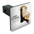 I Used To Drink But That Was Hours Ago Funny Humor Tow Trailer Hitch Cover Plug Insert