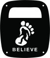 Jeeptails Bigfoot Believetail Lamp Light Covers For Jeep Wrangler Yj And Tj Black Set Of 2