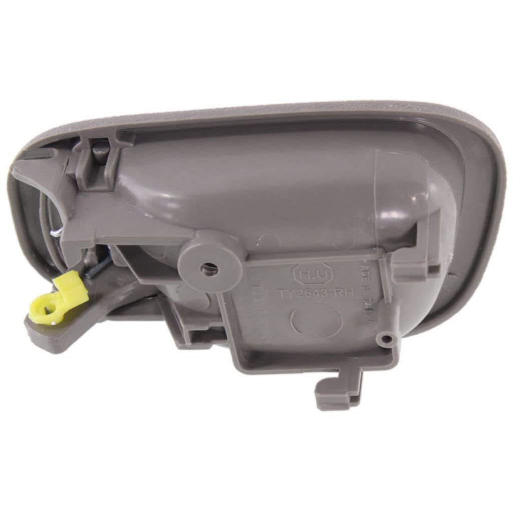Interior Door Handle For Chevy Prizm 1999 2002 Passenger Side Front Rear Gray Fits Manual Lock Replacement Gm1353138 94859665
