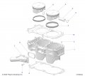 Polaris Ranger Piston Kit Genuine Oem Part Qty 1