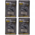 Niche Brake Pad Set For Bmw F800s F800r Ducati 998 1098 1198 848 996 Ktm 660 1290 690 Front Rear Organic 4 Pack